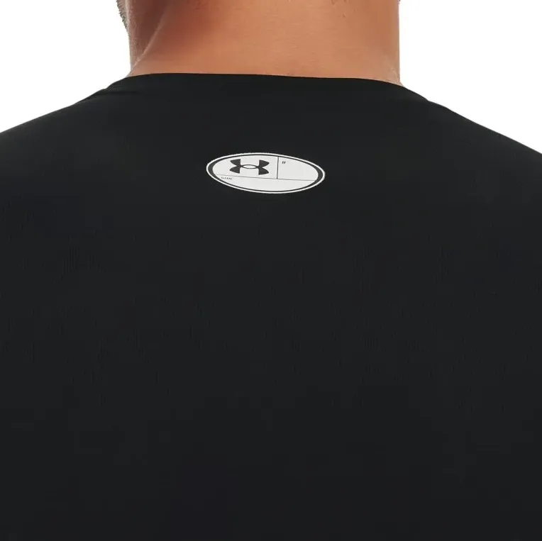 Under Armour Camiseta 1361524-001 M ML COMPRESSAO PretoBranco Poliester -1-